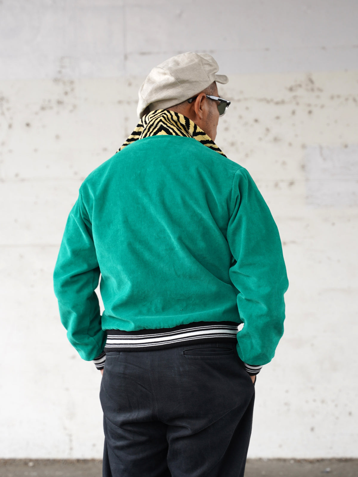 #270401 1950s Tiger Corduroy Reversible Jacket