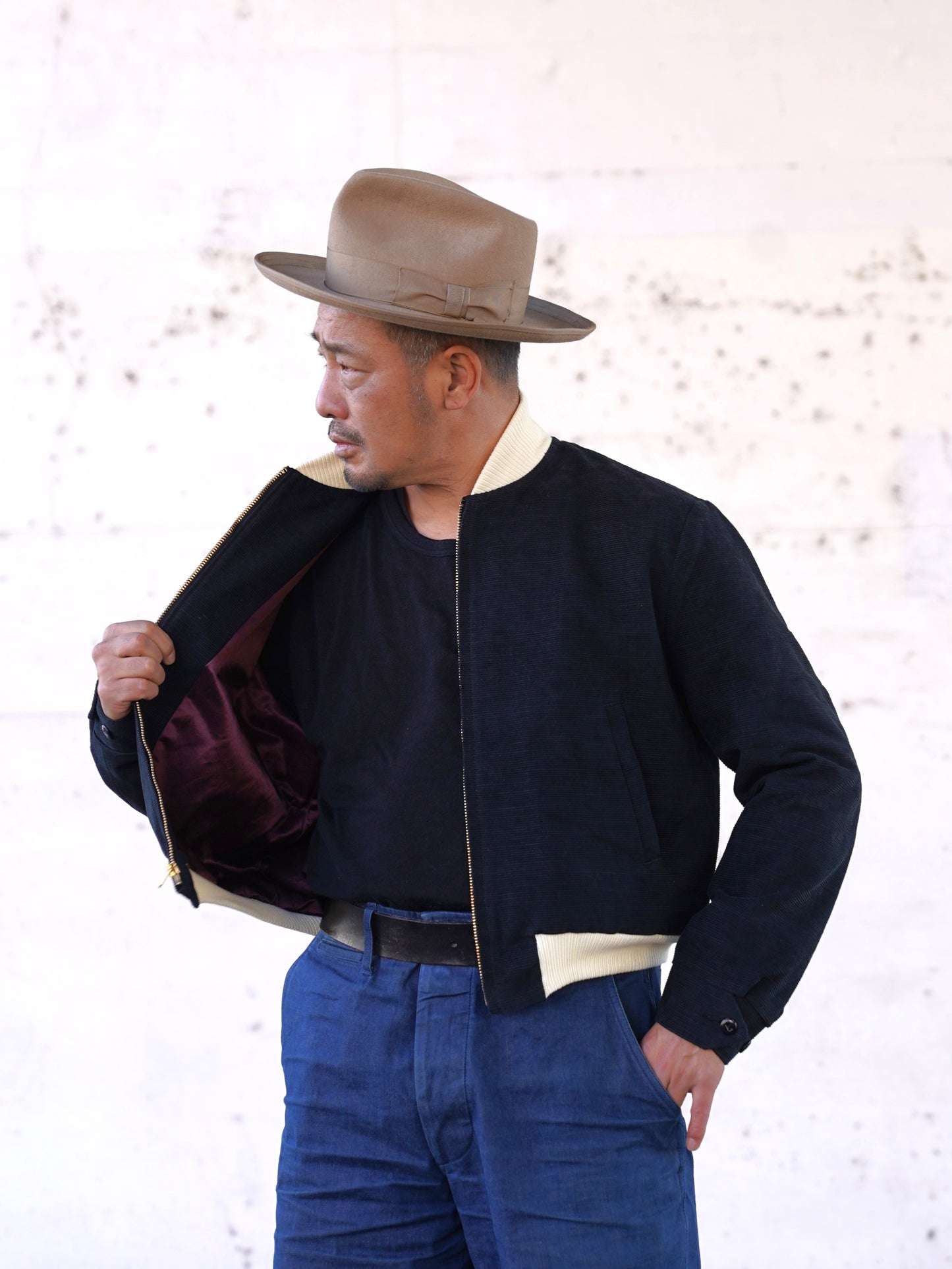 #250417 1950s Corduroy Sports Jacket