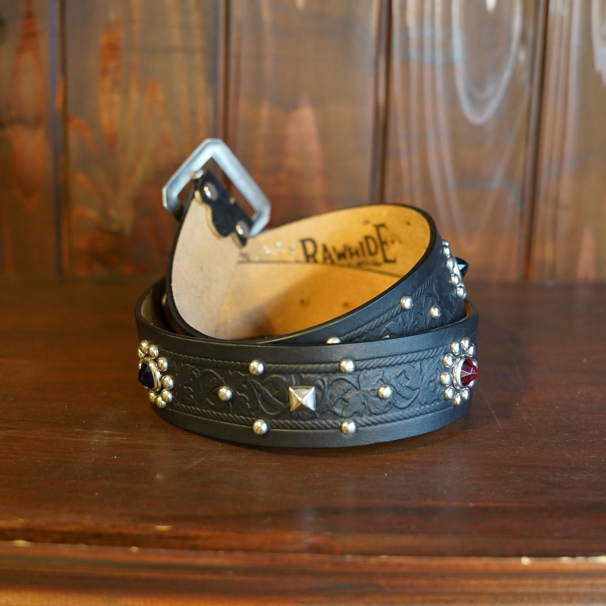 #270506 1950s Studded Leather Belt - 42ｍｍ