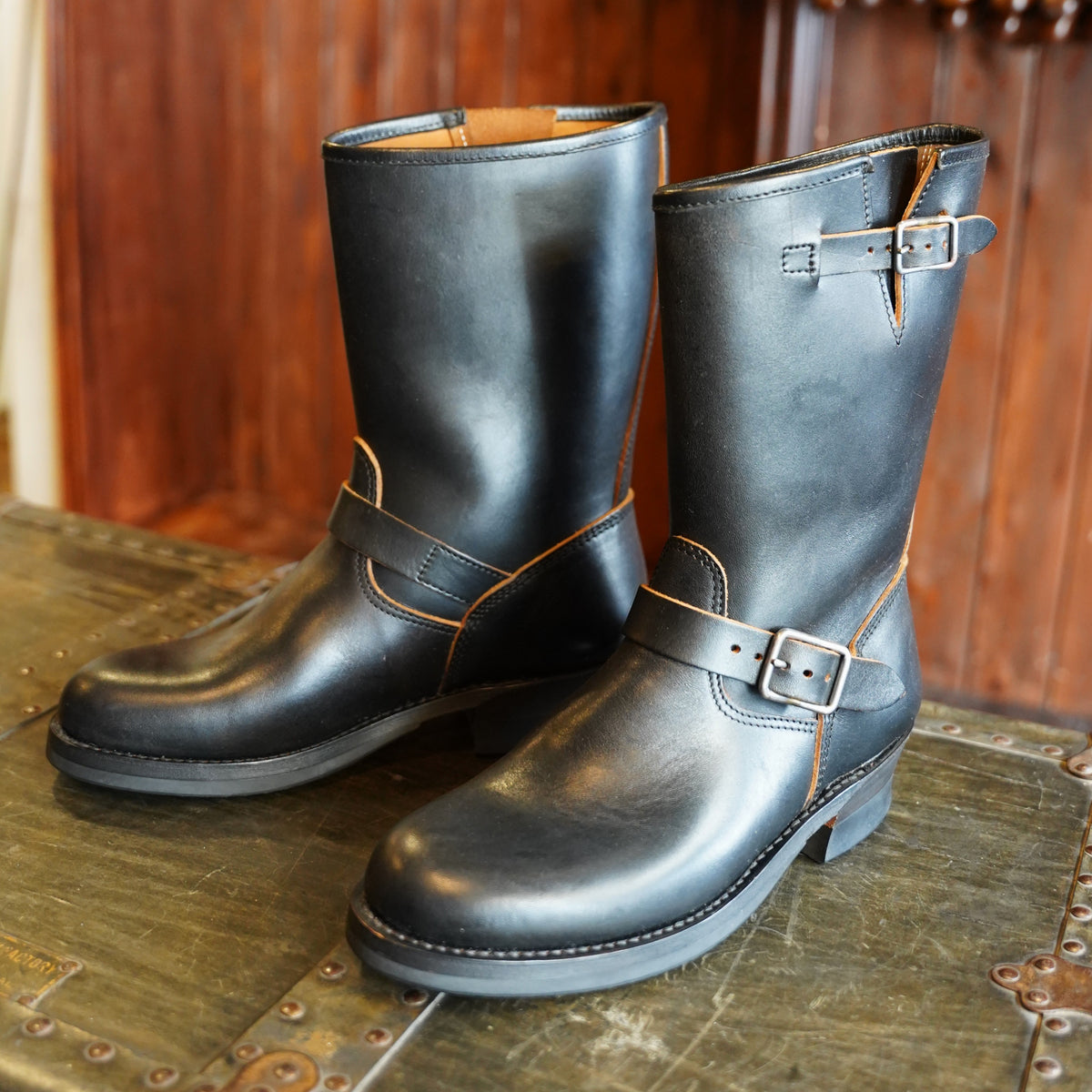 #270508 1950s Horsehide Engineer Boots