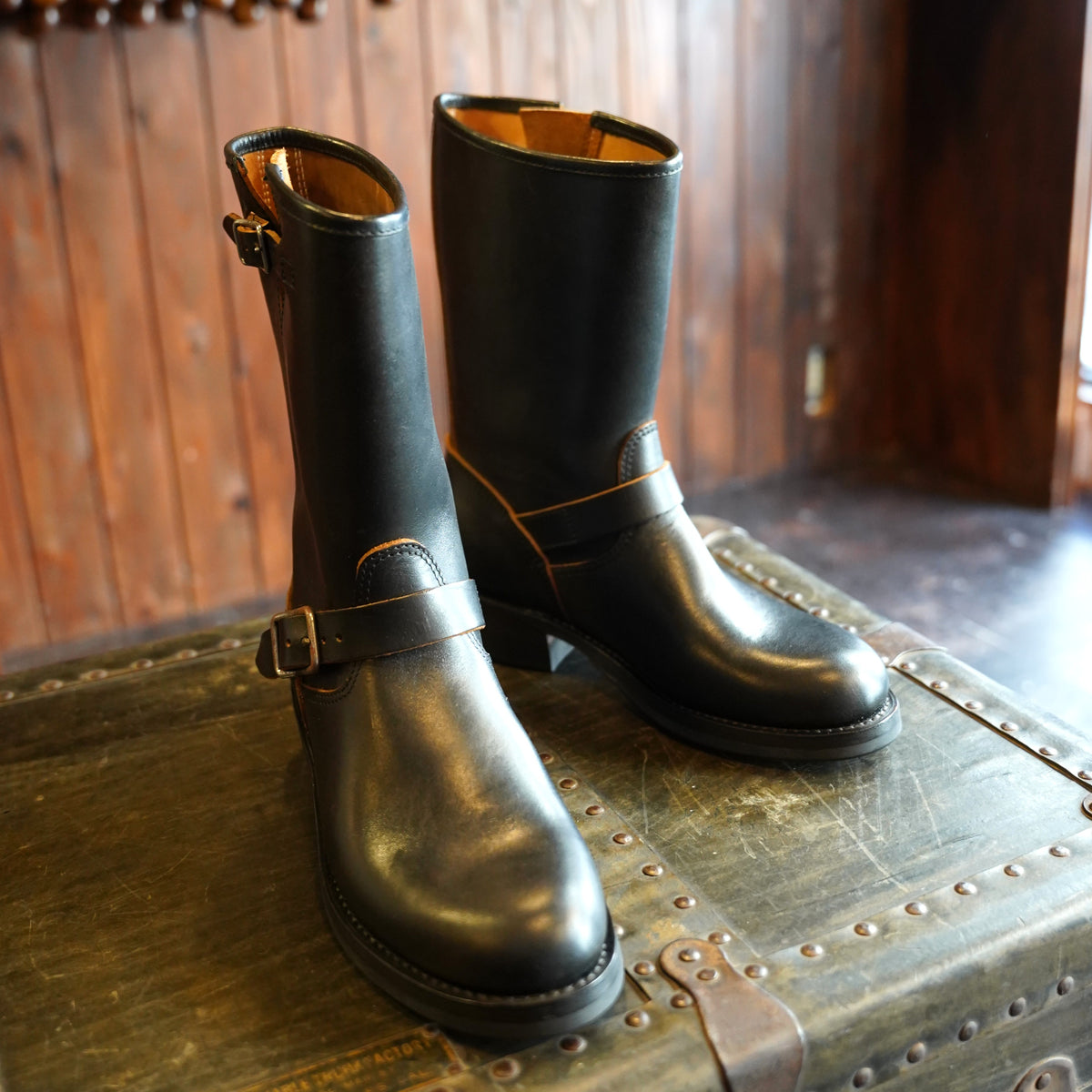 #270508 1950s Horsehide Engineer Boots