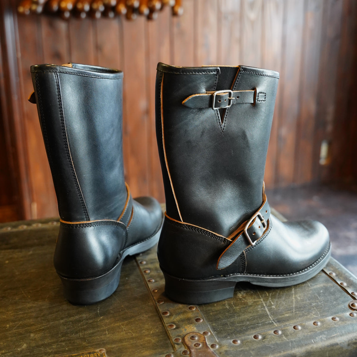 #270508 1950s Horsehide Engineer Boots