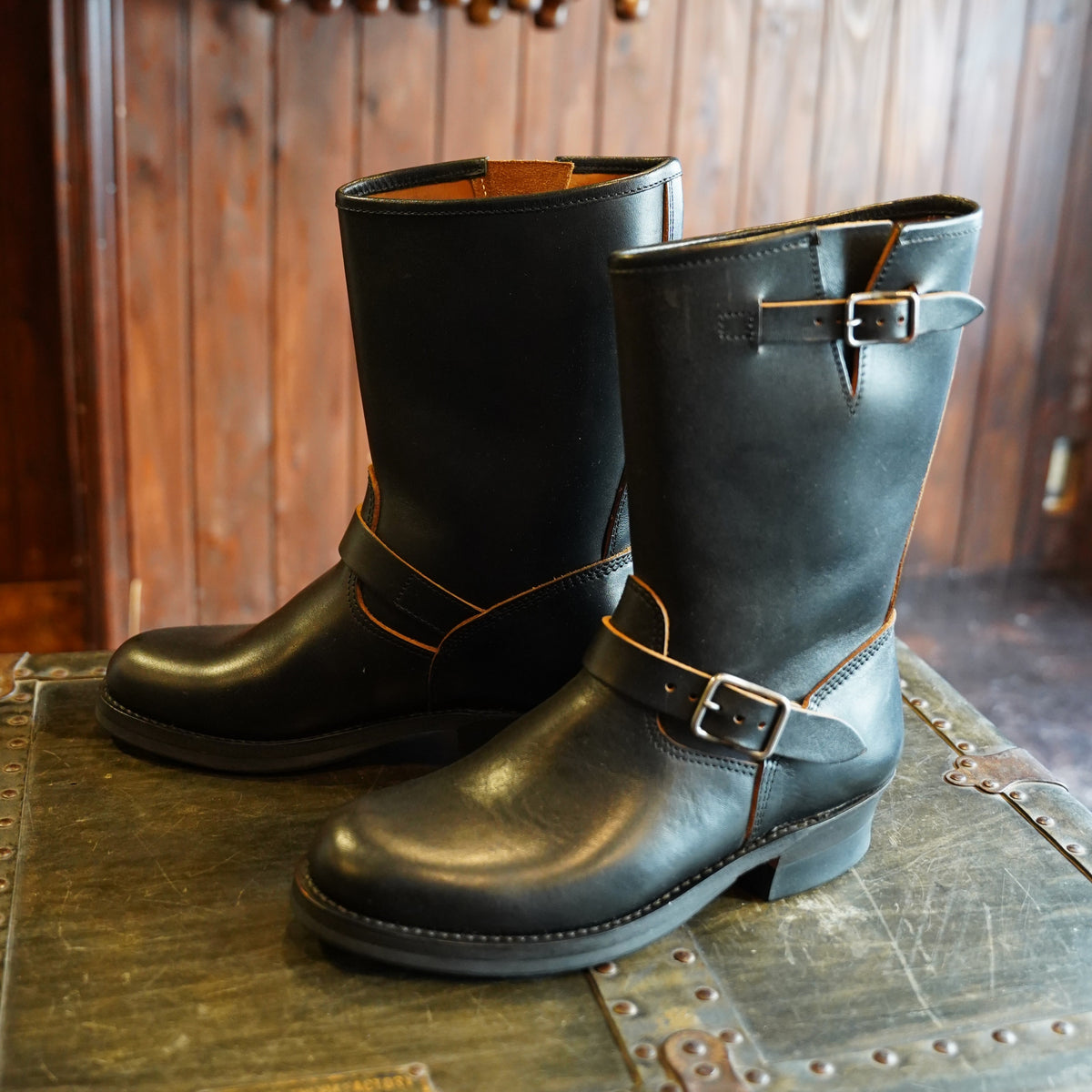 #270508 1950s Horsehide Engineer Boots