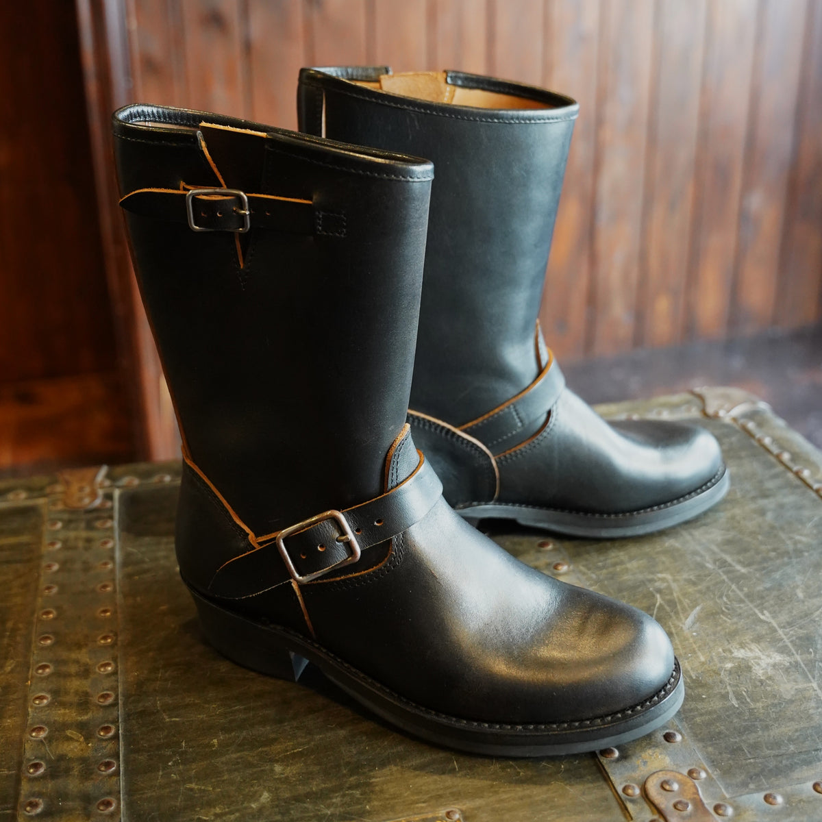 #270508 1950s Horsehide Engineer Boots
