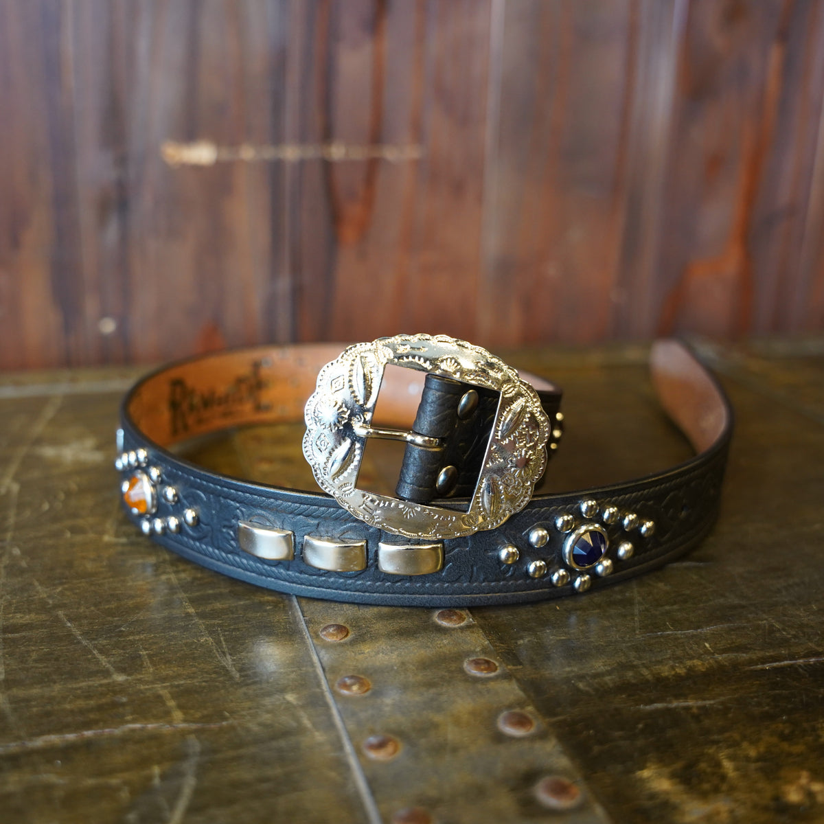 #270509 1950s Studded Leather Belt - 35ｍｍ