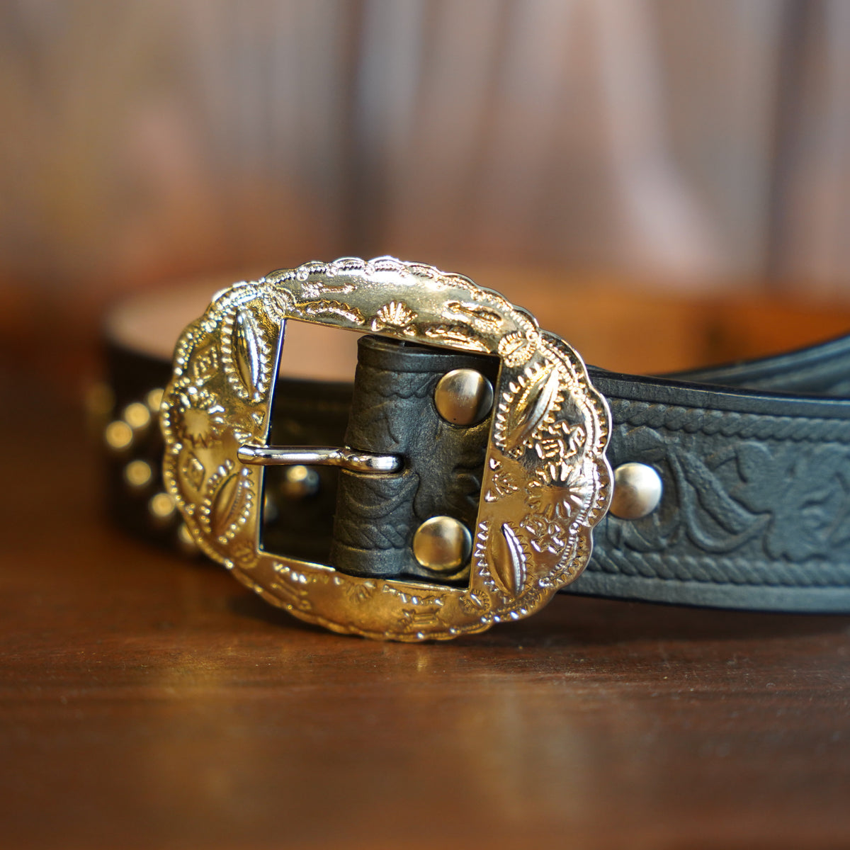 [Order] #270509 1950s Studded Leather Belt - 35ｍｍ