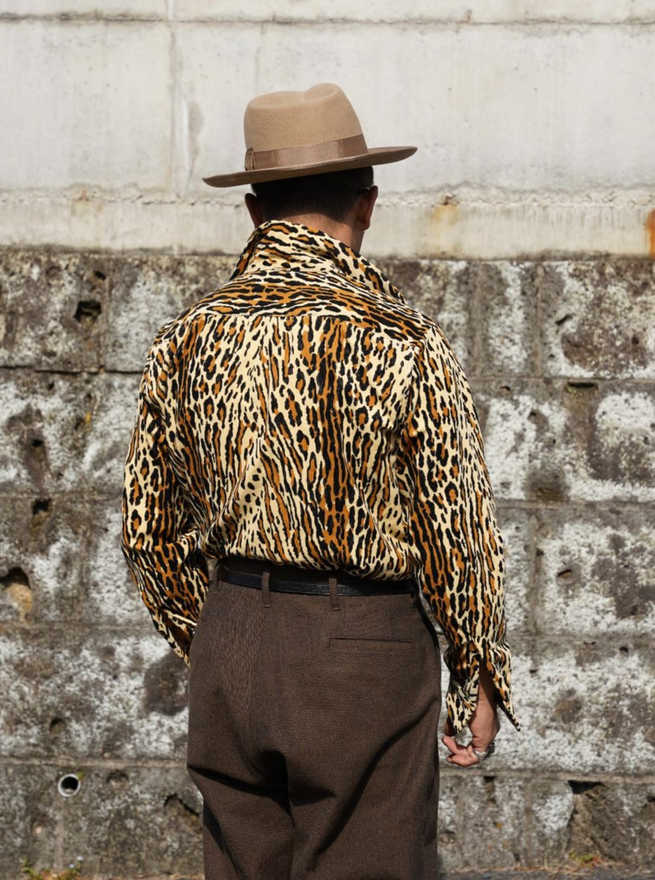 #516 1950 Corduroy Shirt / Leopard