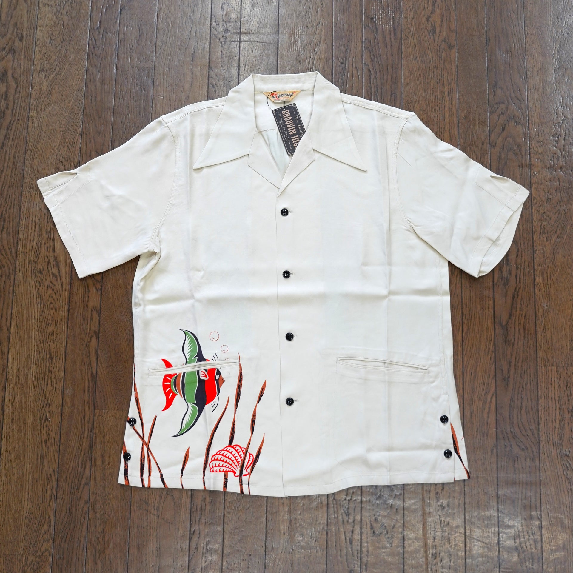 1940s Beach style S/S Shirt - Fish｜商品ページ – The GROOVIN HIGH 