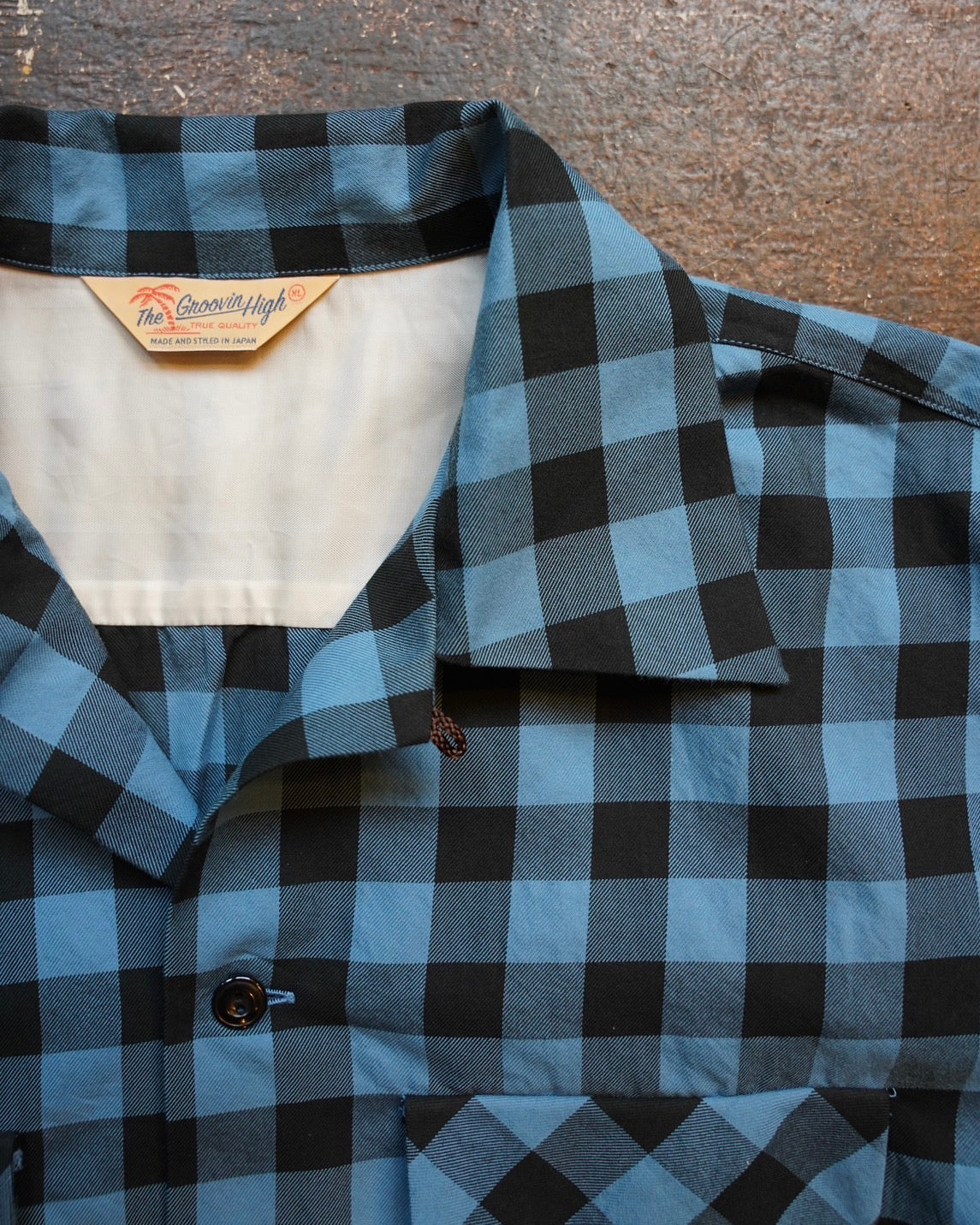 #396 1950s Block Check L/S Shirt