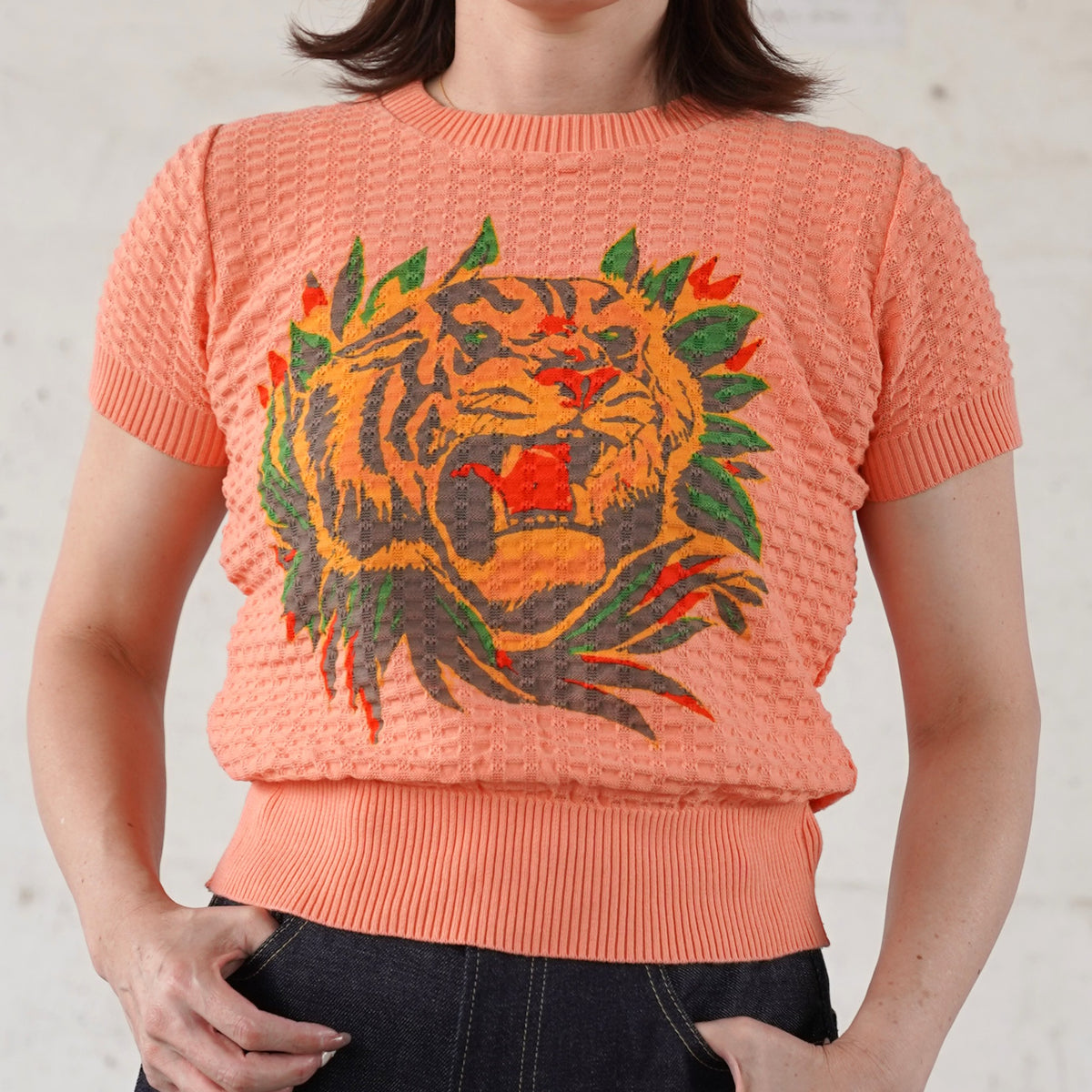#270601 1950s Ladies Summer Knit - Tiger