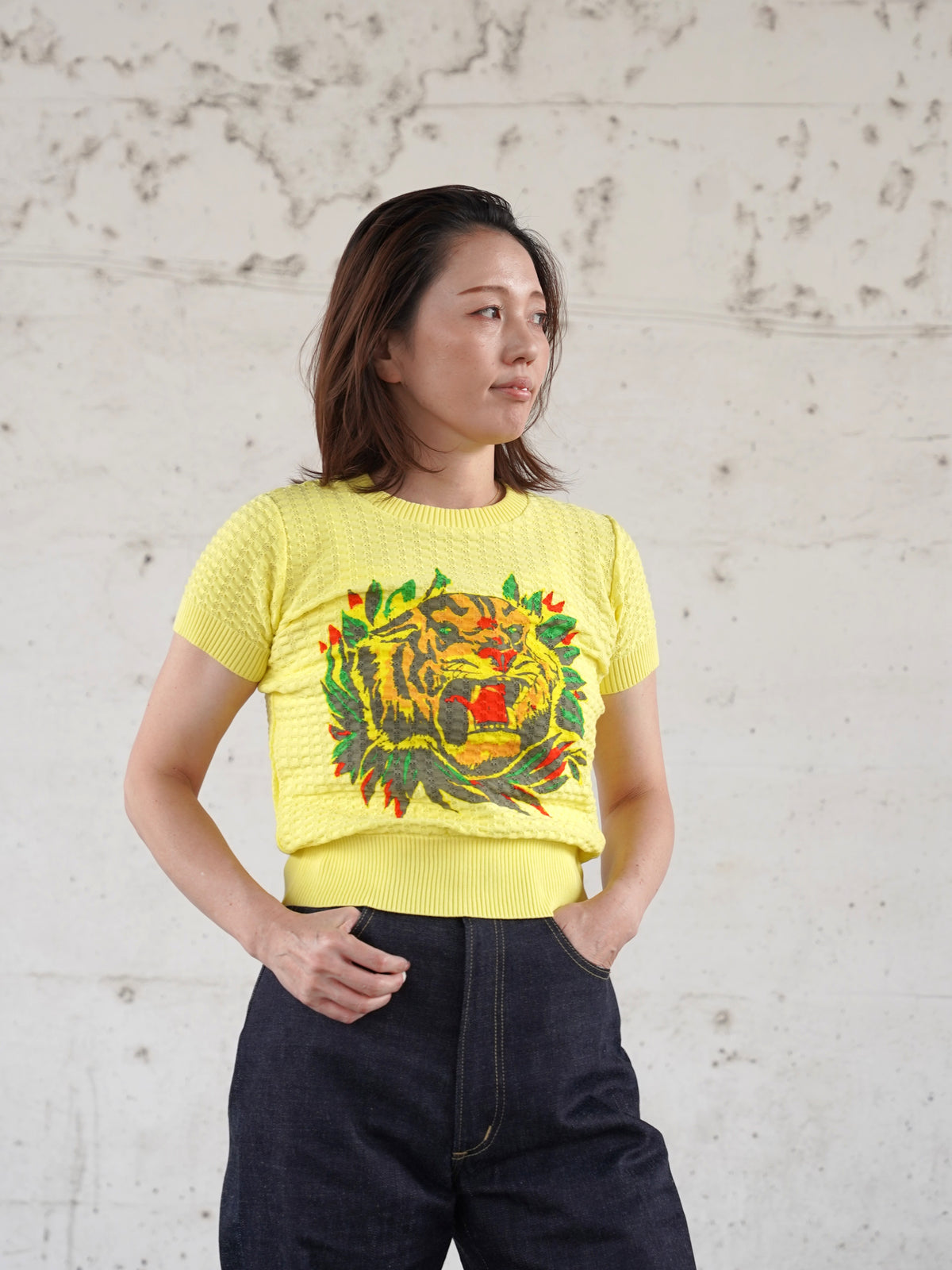 #270601 1950s Ladies Summer Knit - Tiger