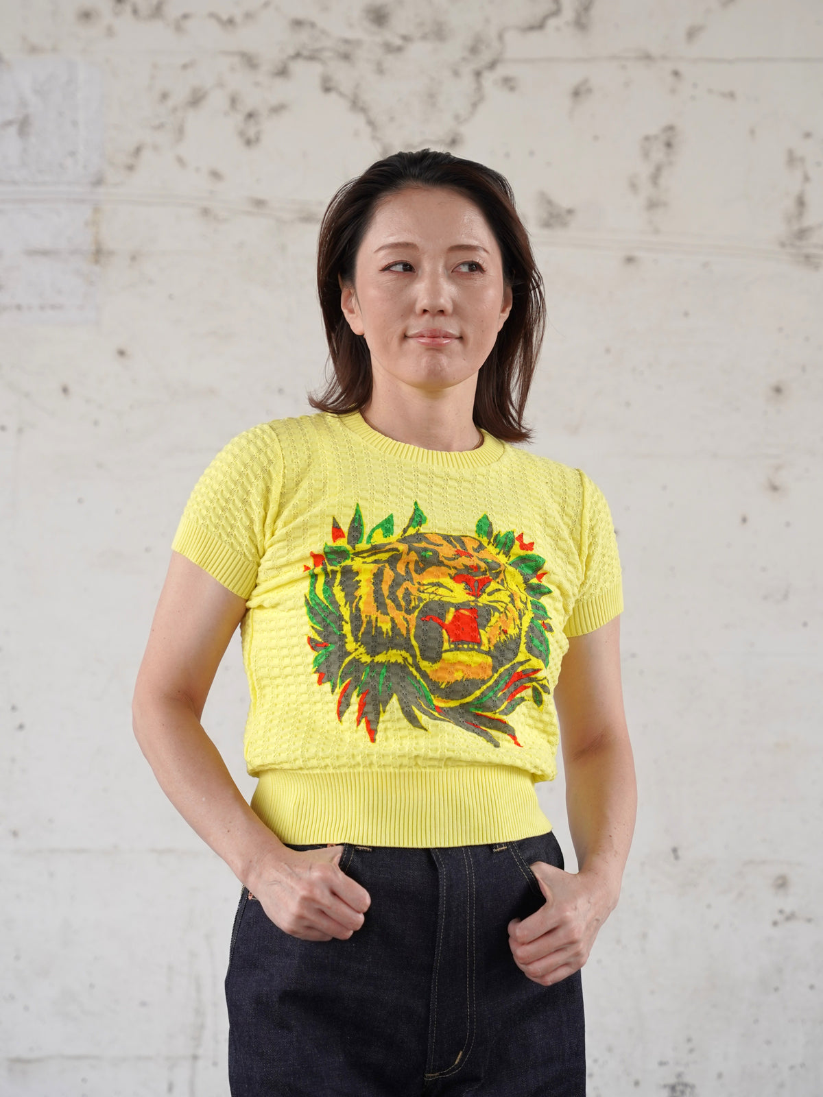 #270601 1950s Ladies Summer Knit - Tiger