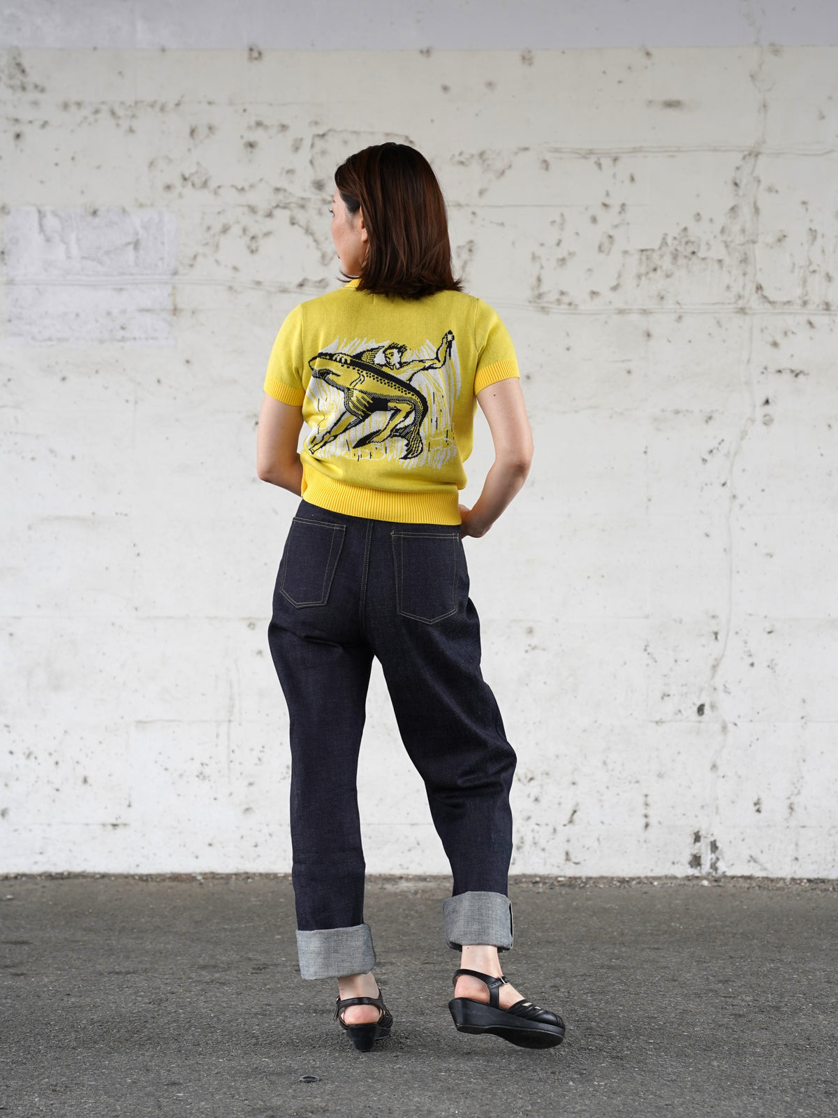 #270602 1950s Ladies Summer Knit - Shark
