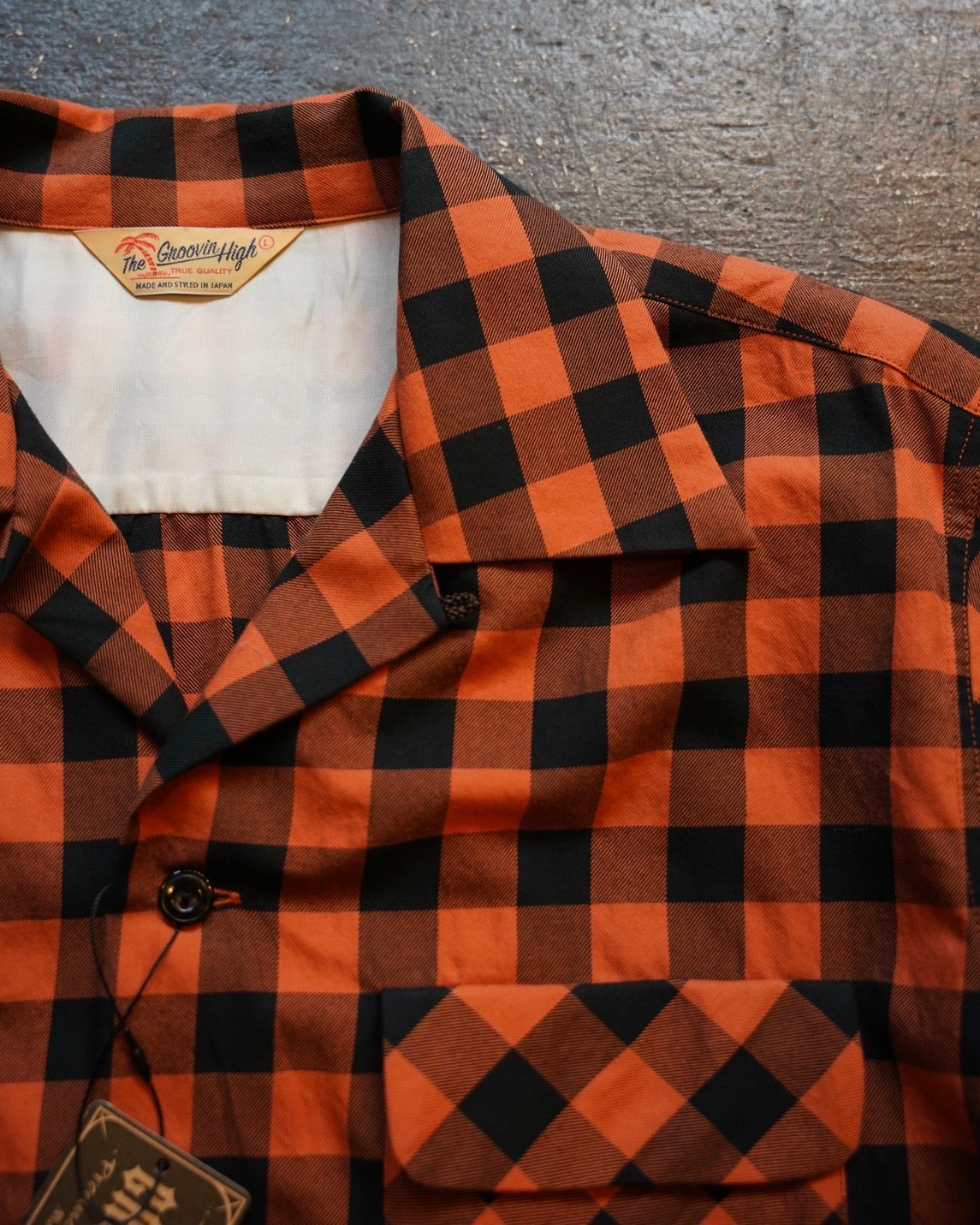 #396 1950s Block Check L/S Shirt