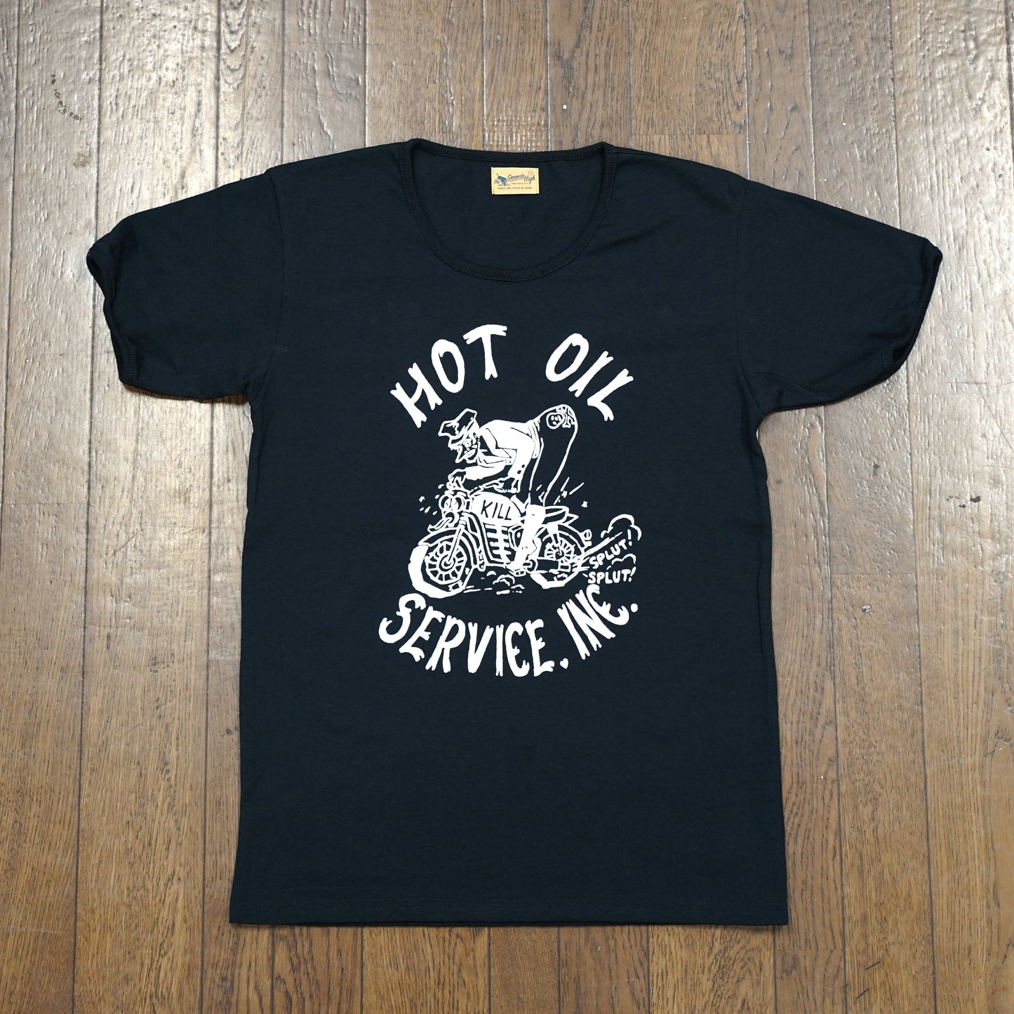 #250219 1950s TEE-Shirt - HOT OIL