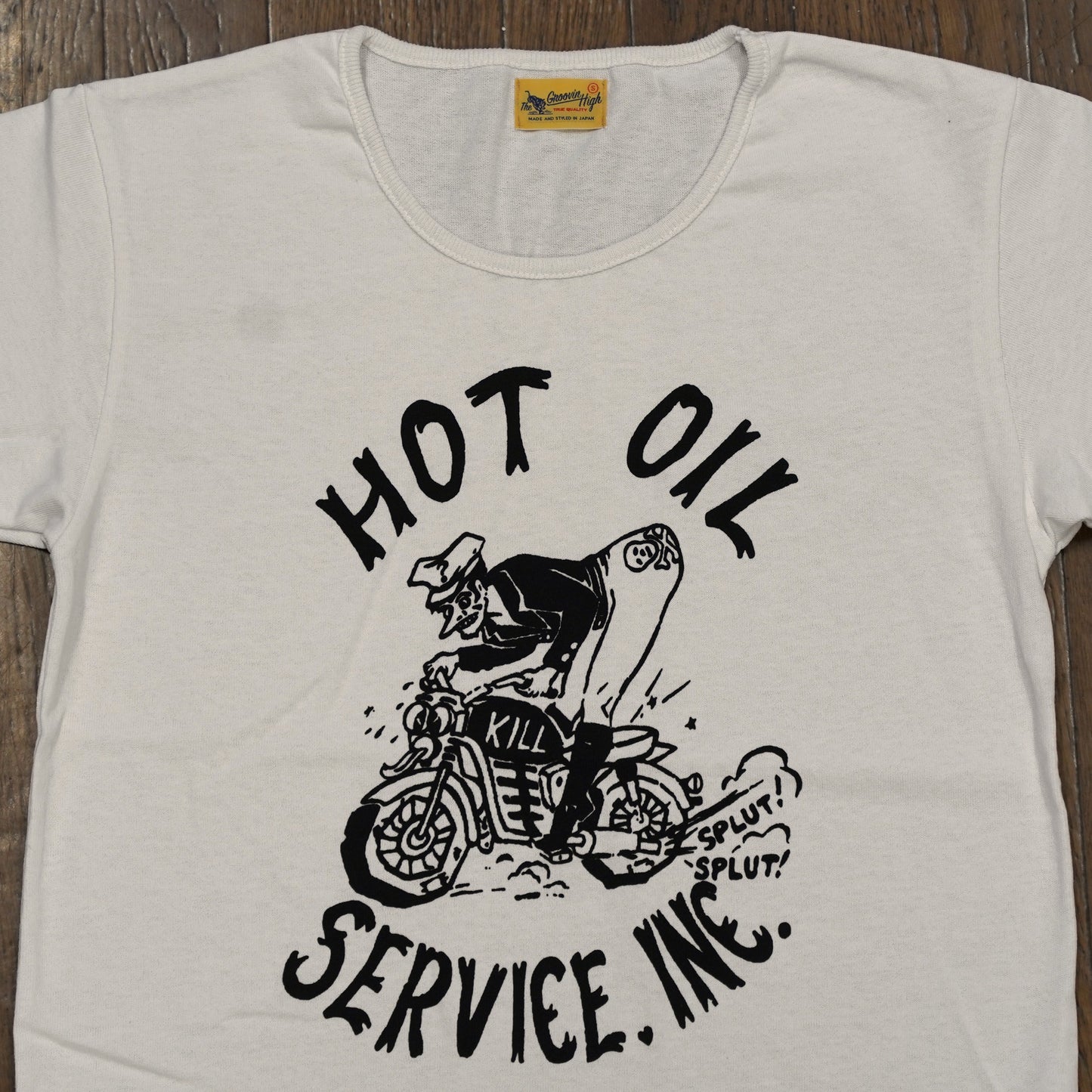 #250219 1950s TEE-Shirt - HOT OIL