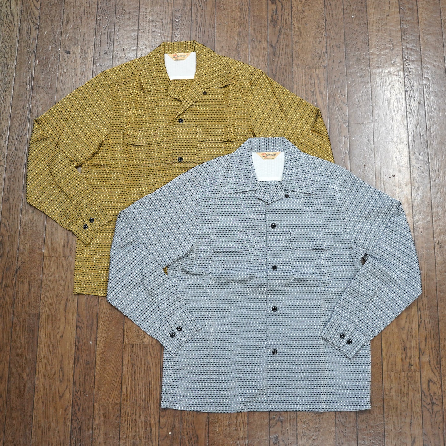 #250131 1950s Rayon Acetate L/S Shirt