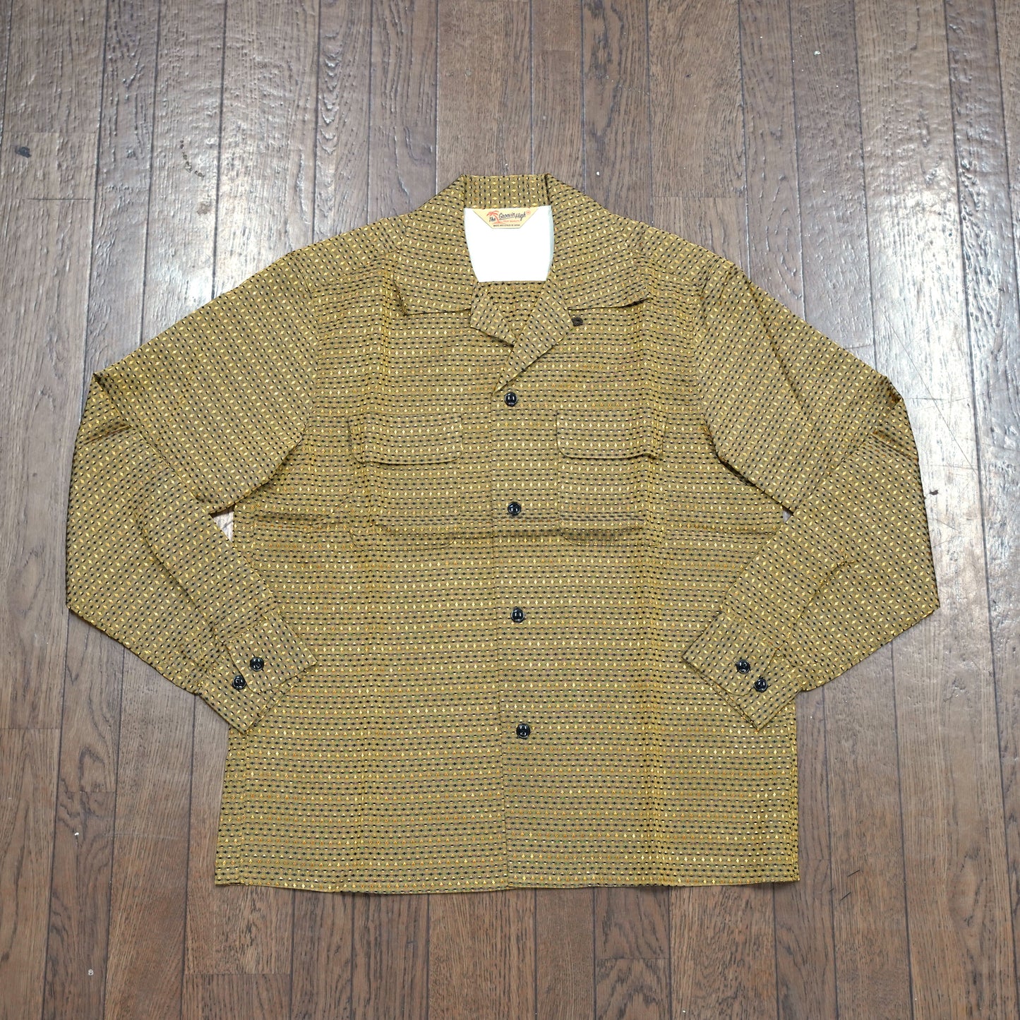 #250131 1950s Rayon Acetate L/S Shirt