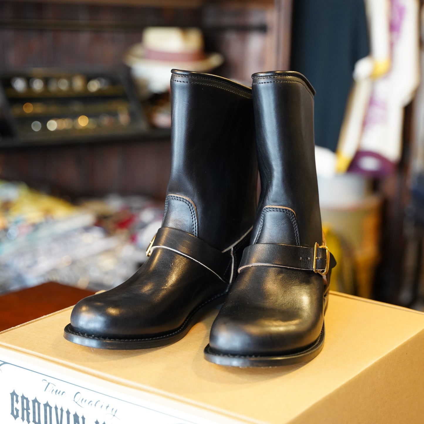 #250504 1950 Engineer Boots