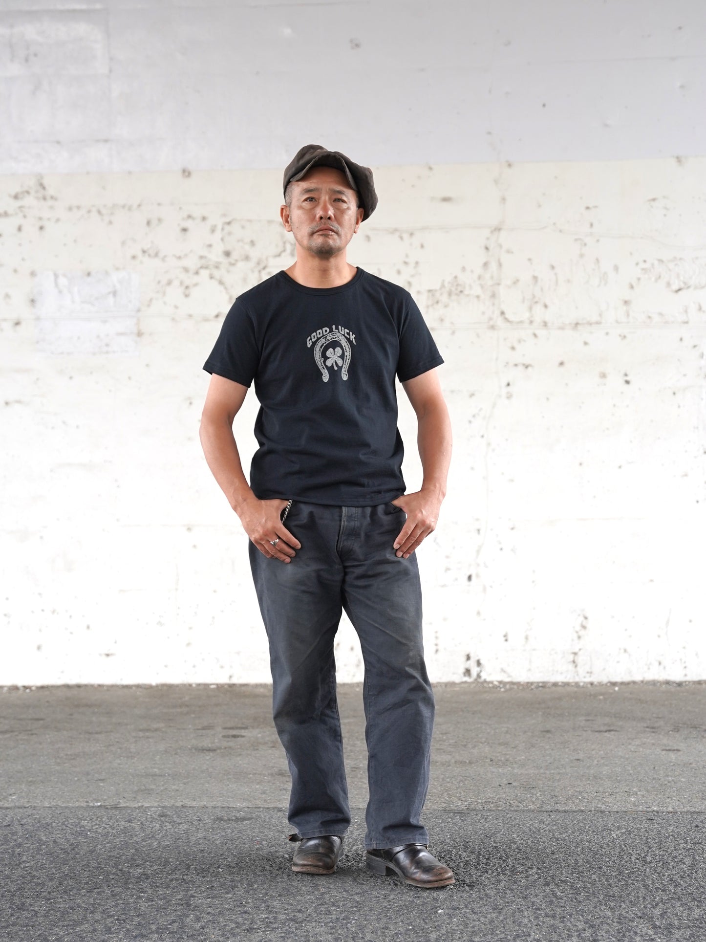 #260219 1950s TEE-Shirt - GOOD LUCK