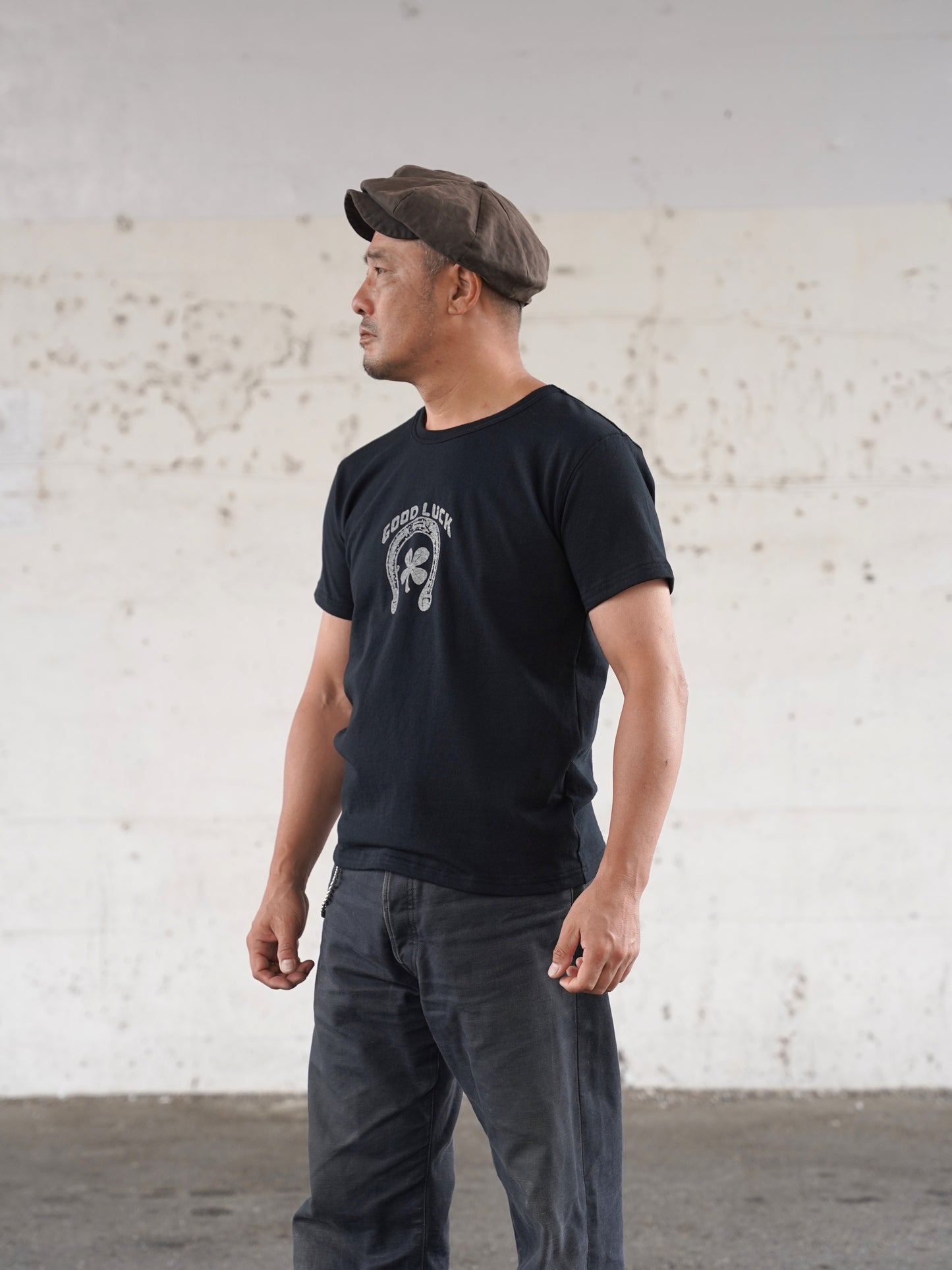 #260219 1950s TEE-Shirt - GOOD LUCK