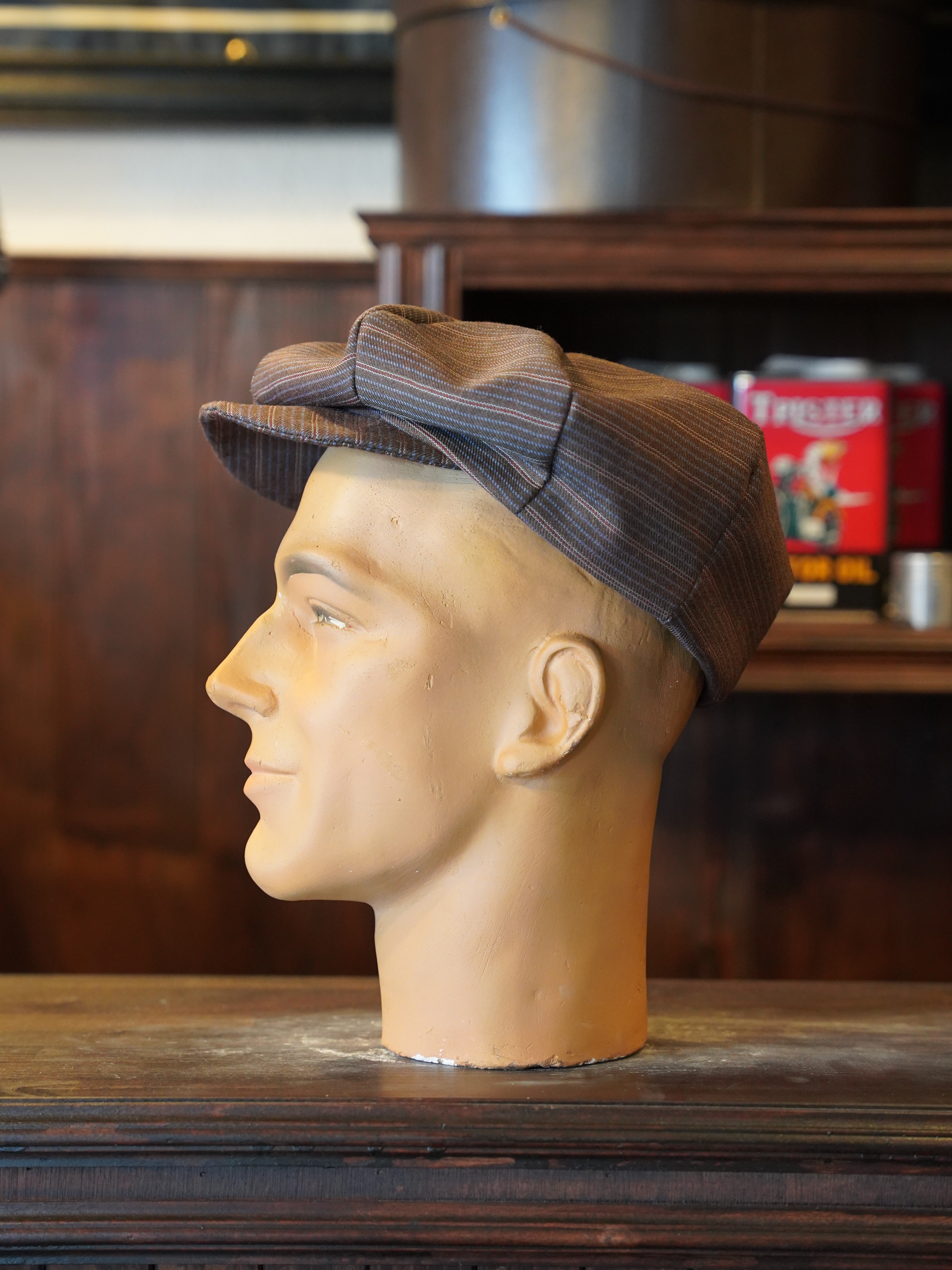 #518 1940 Newsboy Cap / Brown