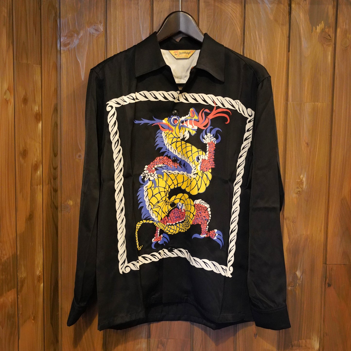 #250135 1950s L/S Shirt - Dragon