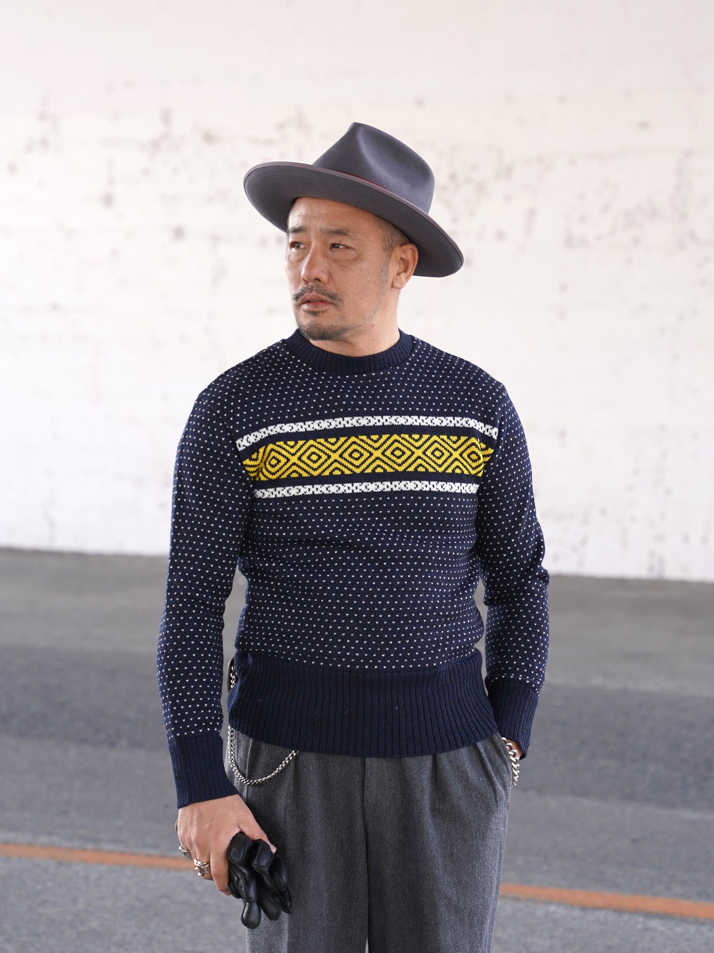 #496 1940 Crew neck Knit