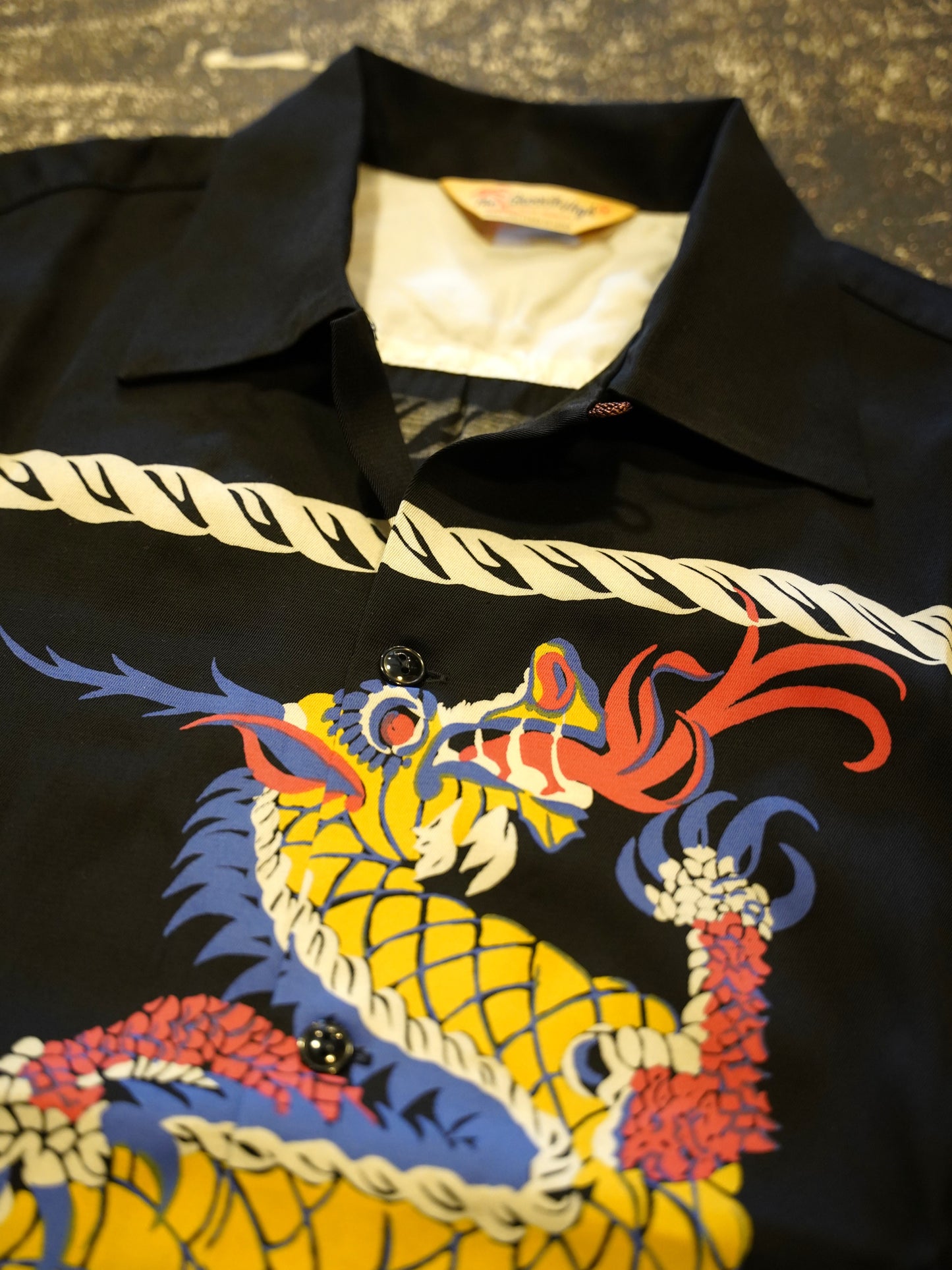 #250135 1950s L/S Shirt - Dragon