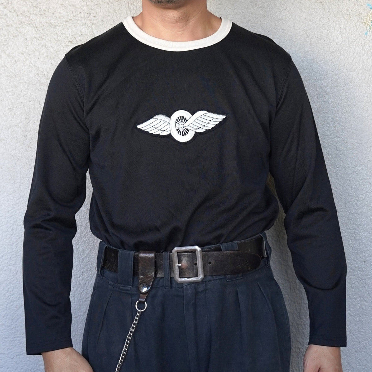 [Order] #270206 1950s Winged Wheel Patch Long Sleeve T‐Shirt