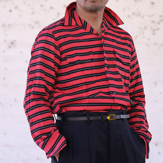 #260132 1950s L/S Shirt - Stripe