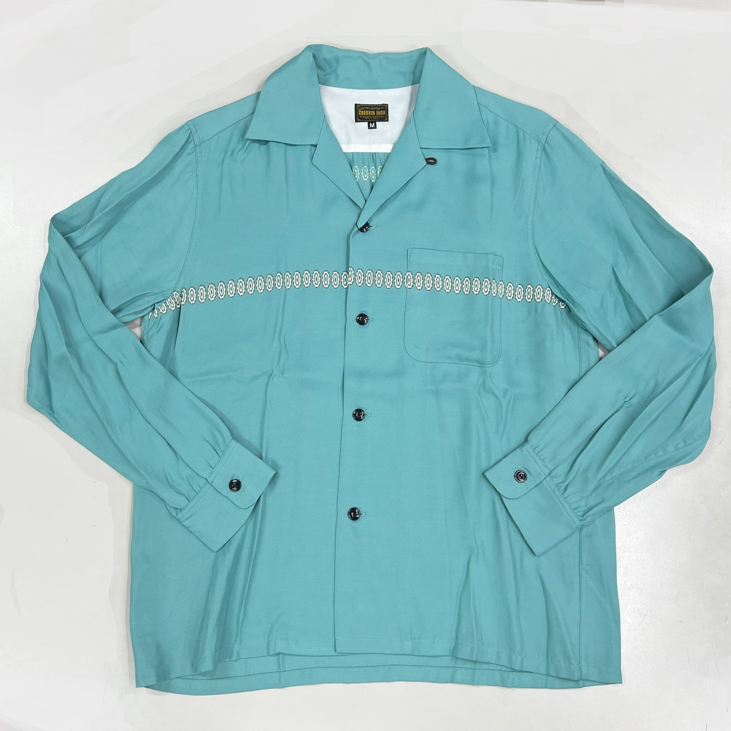 #417 1950s L/S Shirt / Abalone