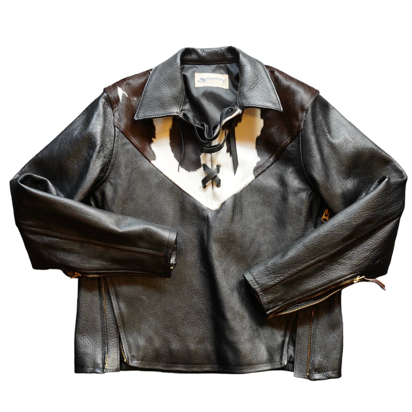 #484 1940s Goat Skin Pullover Jacket