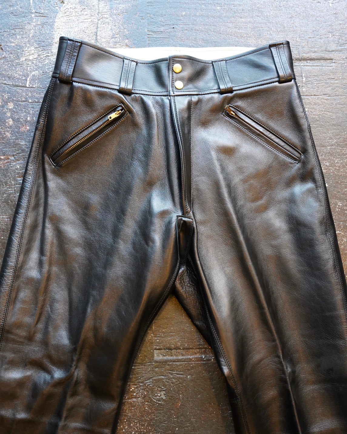 #404 1950s Leather Pants