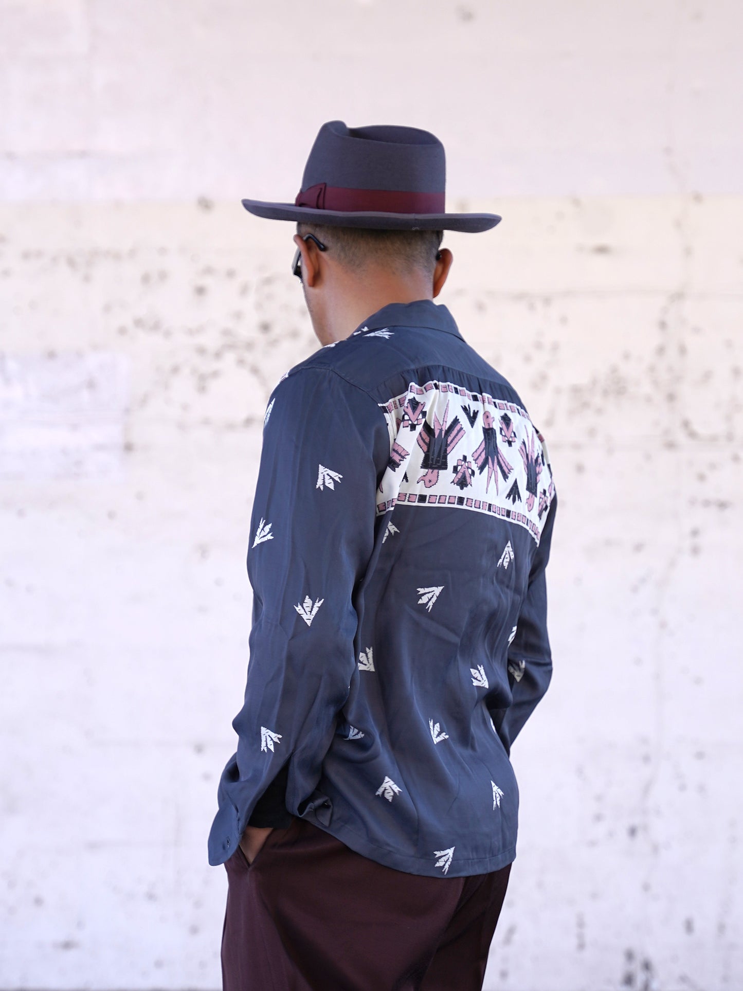 #260130 1950s L/S Shirt - Thunderbird