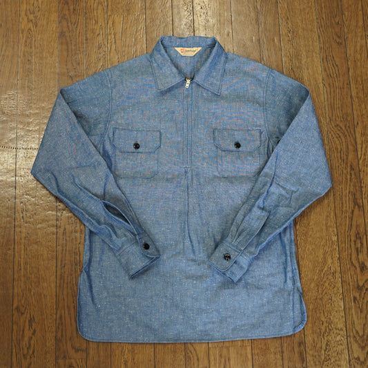 #240107 1950 Zip Pullover Shirt